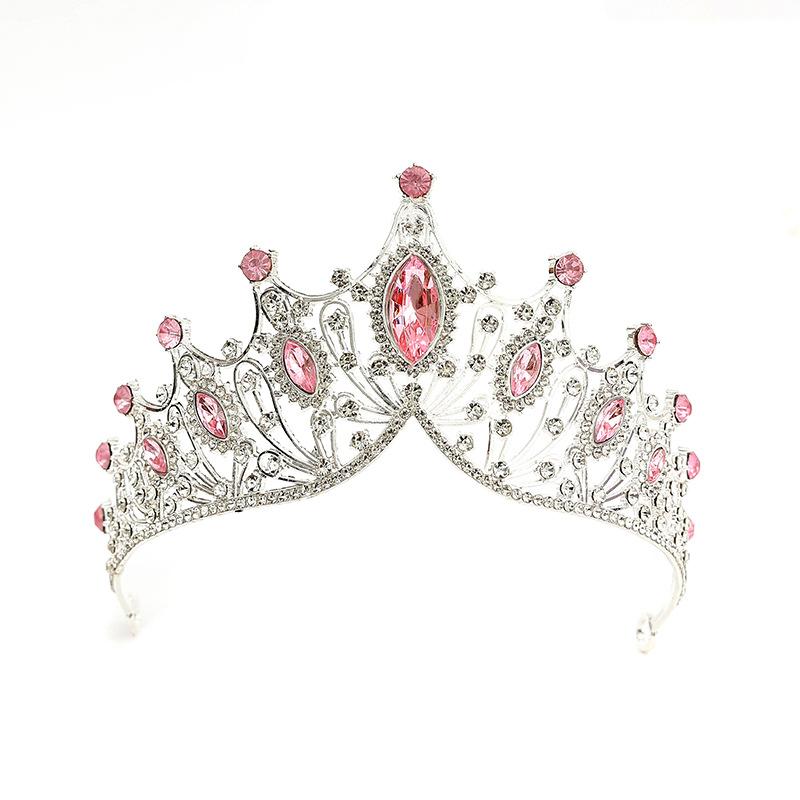 Bride's Crown Headband Wedding Korean Birthday Gift Adult Gift Crystal Crown Princess Dress Hair Accessory