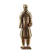Terracotta Soldier Figurine Decors Brasses Miniature Chinese Soldier Ornament for Desk Shelf Study Room Office Display and Y5GB