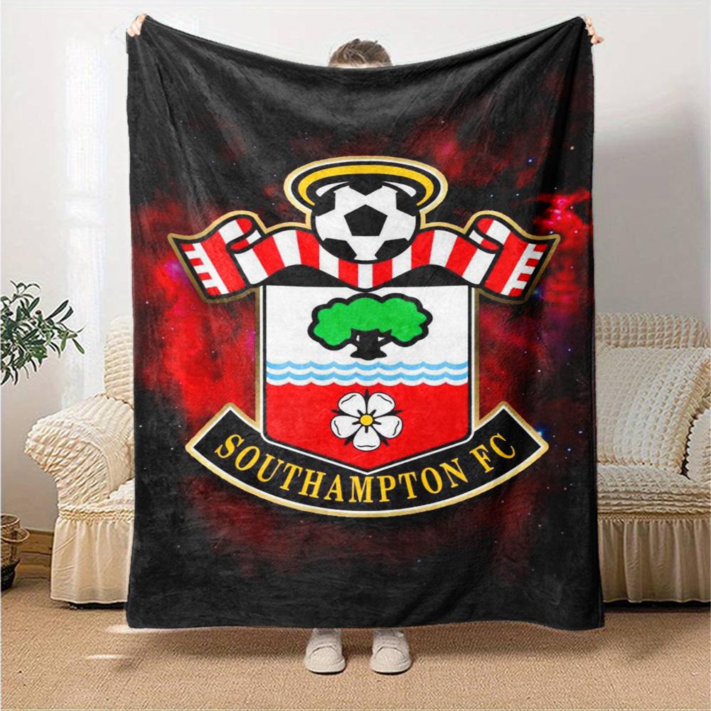 Southampton Print Flannel Blanket High Quality Warm Comfortable Cover for All Seasons Perfect for Gifts Home Decor