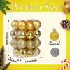 24pcs 3cm Christmas Balls Set Xmas Tree Hanging Pendant Christmas Decoration Home Party Hanging Ornament New Year Decoration