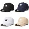 R Letter Embroidered Baseball Cap Outdoor Sunshade Breathable Duckbill Hats