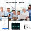 Melery Smart Tuya WiFi Dual UK Socket USB Type-C PD 20W Touch Control,Voice Controls Electricity Monitoring, Alexa Google Home