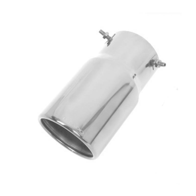 Stainless Steel Car Exhaust Muffler TailPipes Tail Stainless Steel Exhaust  For Toyota Land Cruiser 250 Prado Lc250 2024 2025 серебряный