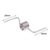 2 Pezzi/Set Accessori Molla Cerniera Porta Divisorio Frigorifero Deflettore Acciaio Inossidabile Robusto Molle di Torsione Porta Frigorifero