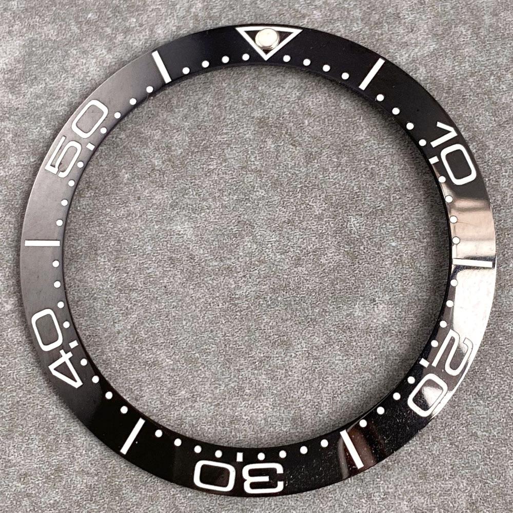 MATELION 38 мм керамический сплав часы безель вставка кольцо наклонная посадка 40 — фото 34