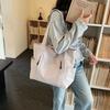 Lightweight Large Capacity Multi-Pocket Shoulder Bags for Women Simple Solid Color Ladies Casual Tote Versatile College Handbags