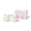 Francfranc Disney Pair Mug Motif Pink X Gray