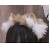 Hand Made Pomeranian Dog Ears Hairhoop Headwear Light Brown Headband Lolita Cosplay Prop