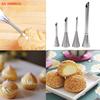 Stainless Steel Cake Piping Tip  Puff Cream Nozzles Durable Baking Decor Set For Dessert Lovers