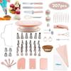 207Pcs Multi-functional Pastry Turntable Kit Creative DIY Baking Tools  Dessert Pastry Making