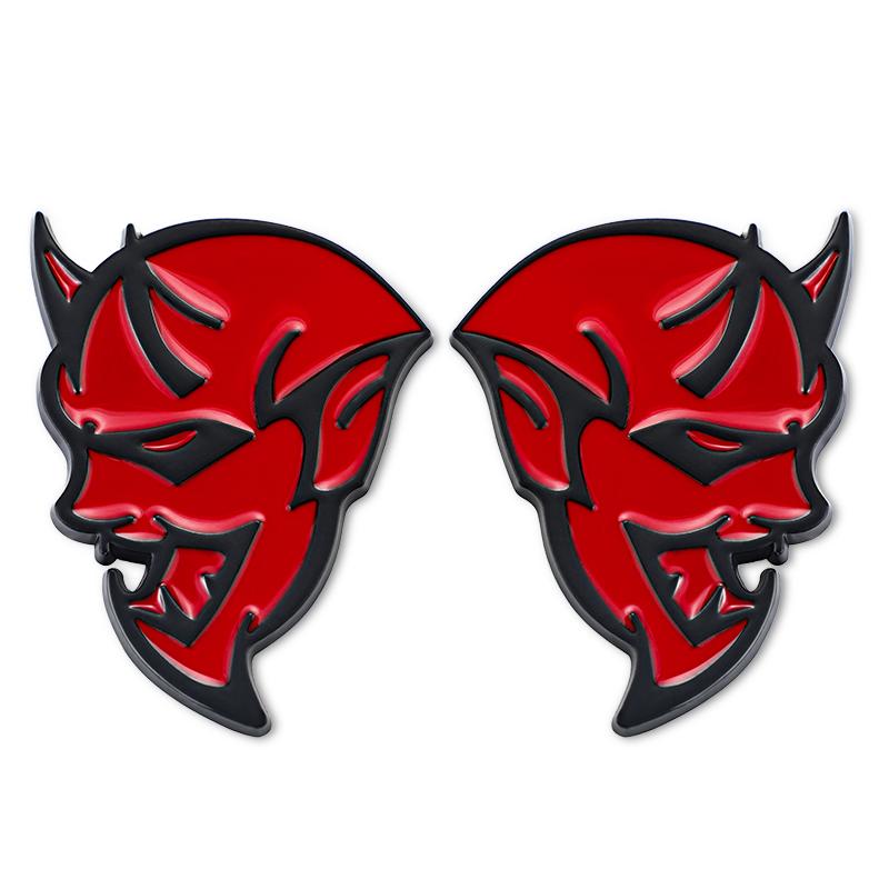 SJL4  3D Car Leaf Metal Stickers Auto Decoration Accessories For Dodge Journey Charger Ram 1500 Caliber Nitro Caravan Avenger Dart