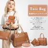 NICOLE & DORIS Women's Crocodile Embossed Tote Bag Set, A4 Size, Large Capacity, Waterproof, Smartphone Shoulder Bag, Wallet Included, 2-Way Design,
