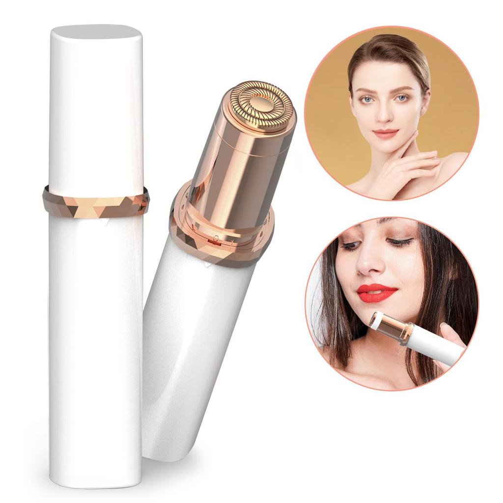 Precision Portable Eyebrow Razor for Women Electric Eyebrow Trimmer Light Painless Face Eyebrow Epilator for Lips Nose