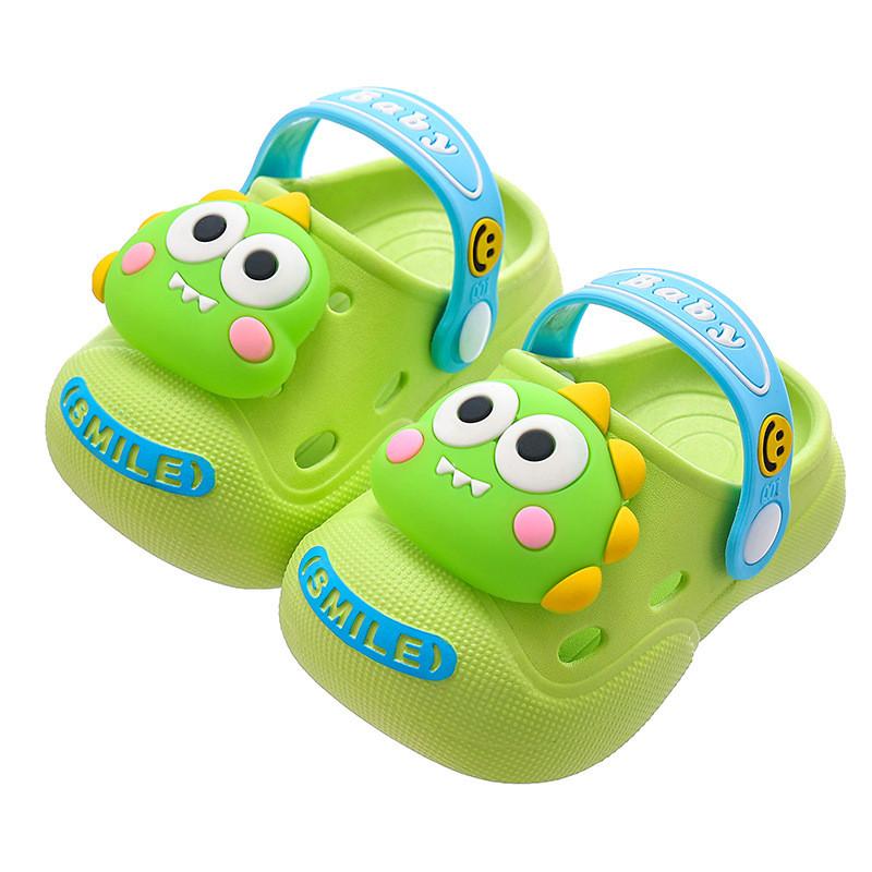 Kids Dinosaur Sandals With Non Slip Pvc Sole For Summer Outdoor Play