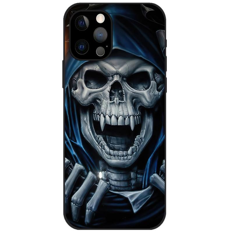 For iPhone 12 Pro Case iPhone12 Pro Bumper Silicon TPU Soft Phone Cover For iPhone 12 Pro Max / 12 Mini Case Cartoon Funda 12Pro