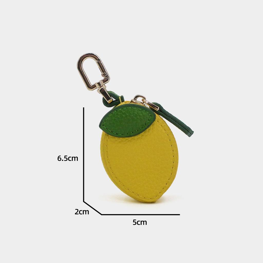 Strawberry Fruit Coin Purse Keychain: Mini Gift Pouch Pendant