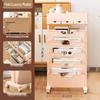 Adjustable Desk Edge Bookshelf: Compact Study Storage Shelf and Book Stand for Classroom or Office.