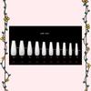 Dlouhé rakvičkové umělé nehty - Balerínkové umělé nehty Akrylové tipy na nehty, Umělé nehty 10 velikostí pro nehtové studio a DIY nail art