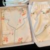 Recommended Pajamas Women'S Summer High-End Wind Peony Flower Simulation Silk Home Clothing