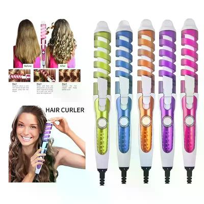 Portable Automatic Rotating Magic Ceramic Styling Tool Electric Hair Curler Home Salon Anti-perm Spiral Curler