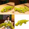 Plush Crocodile Pillow With Large Eyes And Short Plush For Girls Sleep Comfort