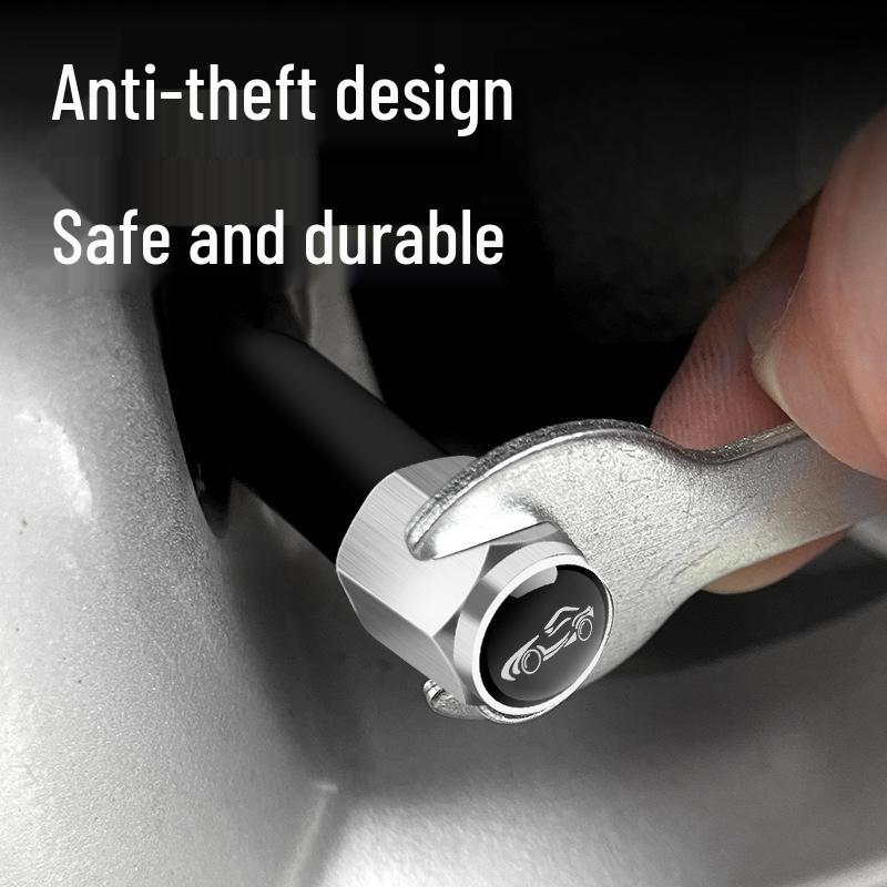 Bouchons de Valve de Pneu Métalliques Antivol Personnalisés