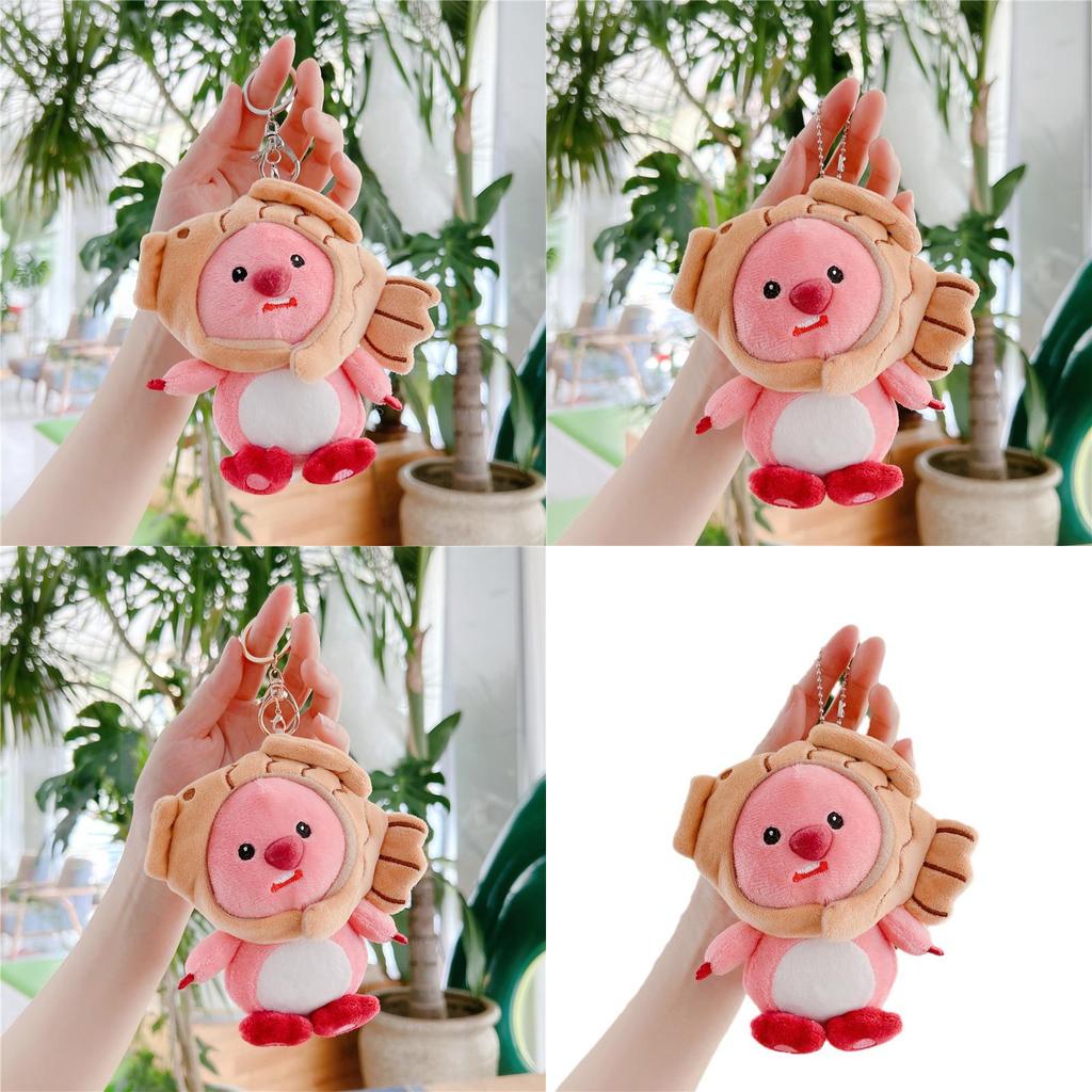 Cute Beaver Plush Toy Keychain Pendant With Soft Short Plush Wholesale Hanging Decoration For Bags