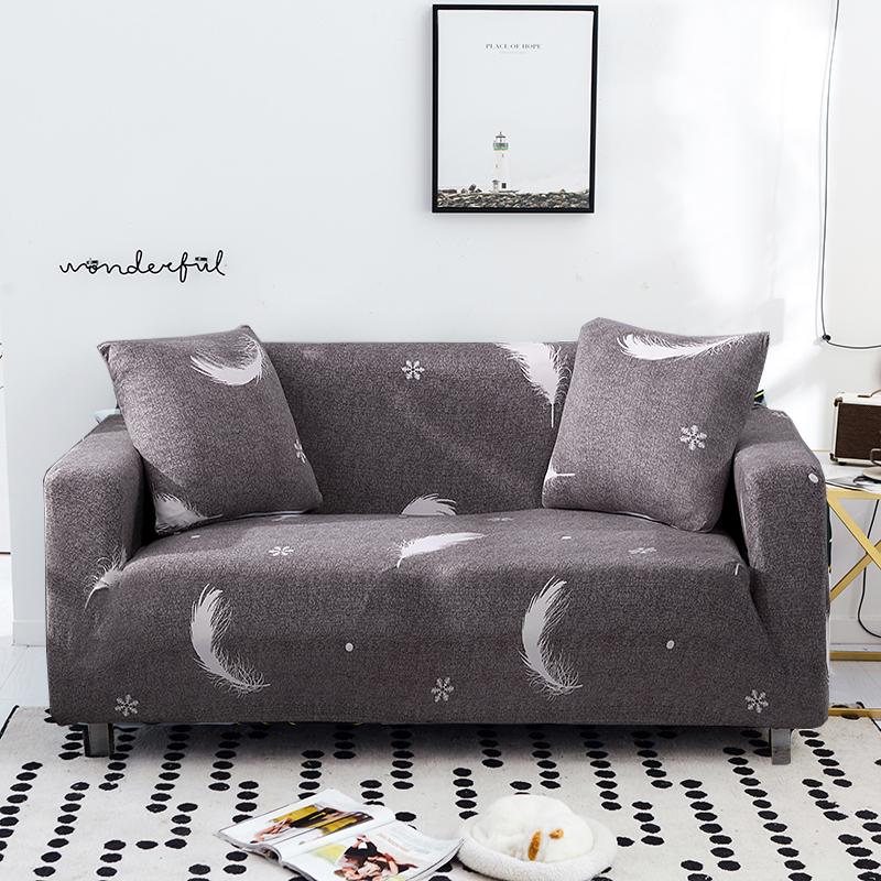 Trykt Stretch Sofatrekk Elastisk Polyester Spandex Sofatrekk, Universalt Tilpasset Sofatrekk for Sofamøbelbeskytter