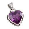 Natural Alexandrite Gemstone 925 Solid Sterling Silver Gift Pendant 1.25" U2m17