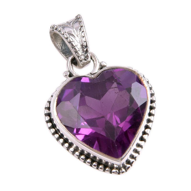 Natural Alexandrite Gemstone 925 Solid Sterling Silver Gift Pendant 1.25" U2m17