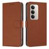 For Xiaomi Redmi 15 5G (Global) (169mm) Leather Case Solid Color Phone Cover with Wallet
