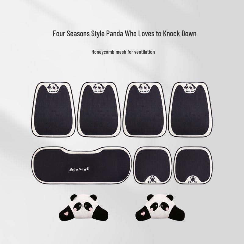 Universal Ladies' Car Seat Cushion: All-Season, Breathable Half-Cover for Spring and Summer
