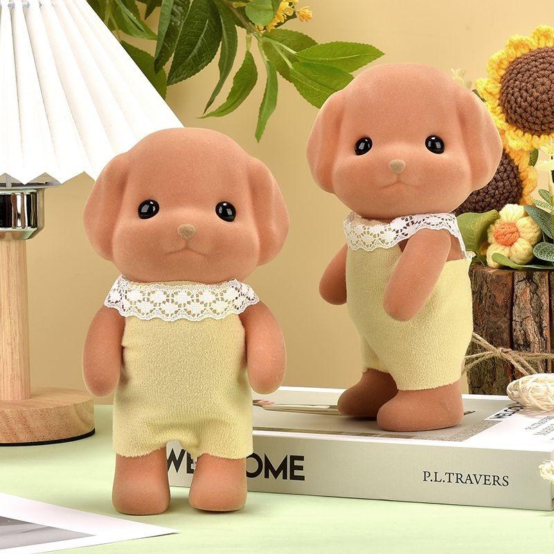 21cm Forêts Familles Animal Membres Mobiles Figurine Support de Téléphone Support Ornement Mignon Chambre Bureau Décoration Pour Cadeau d'Anniversaire