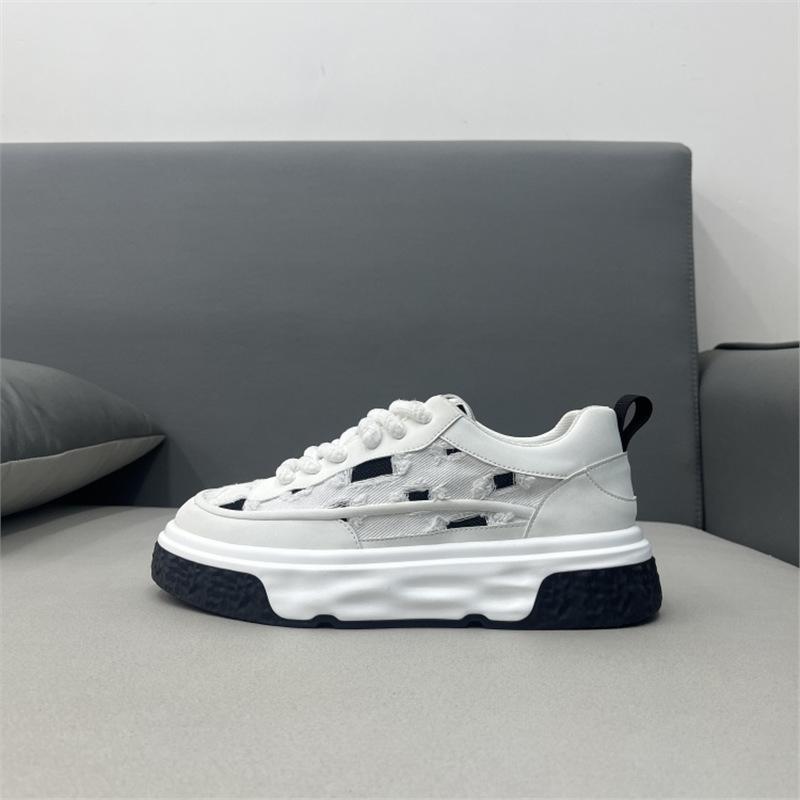 Summer New Light Luxury Old Style Thick Sole Comfortable Breathable Sports Tide Board Shoes Cds