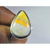Natural BumbleBee Jasper Gemstone 925 Solid Sterling Silver Ring Size US-8.5 PG-145