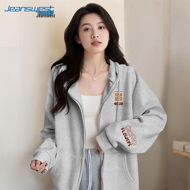 

Jeanswest Women s Fashion Hooded Cardigan Sweatshirt 2XL