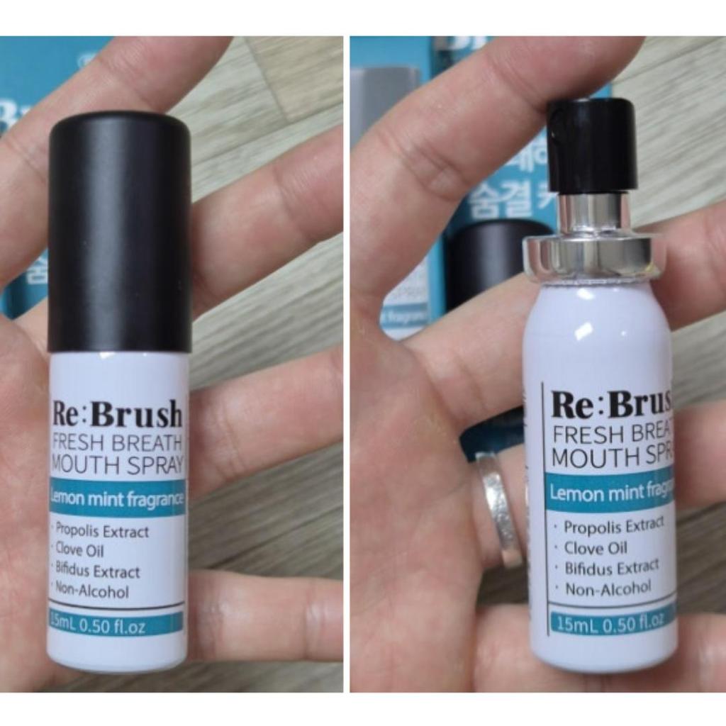 [Re:Brush] Oral Care Set (Concentrated Mouthwash 50ml + Fresh Breath Oral Spray 15ml)