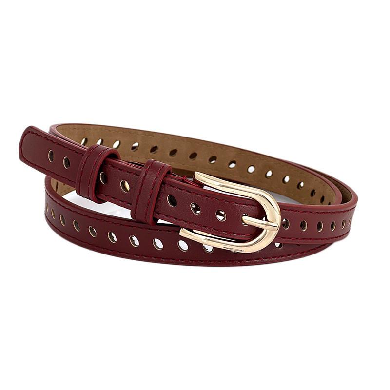 Leather Belt Vintage Women Versatile Decorative Waistband Casual Jeans Strap