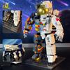 MOC Space Astronaut Figures Model Building Block Model Aerospace Man DIY Ornament Bricks Toy For Children Kids