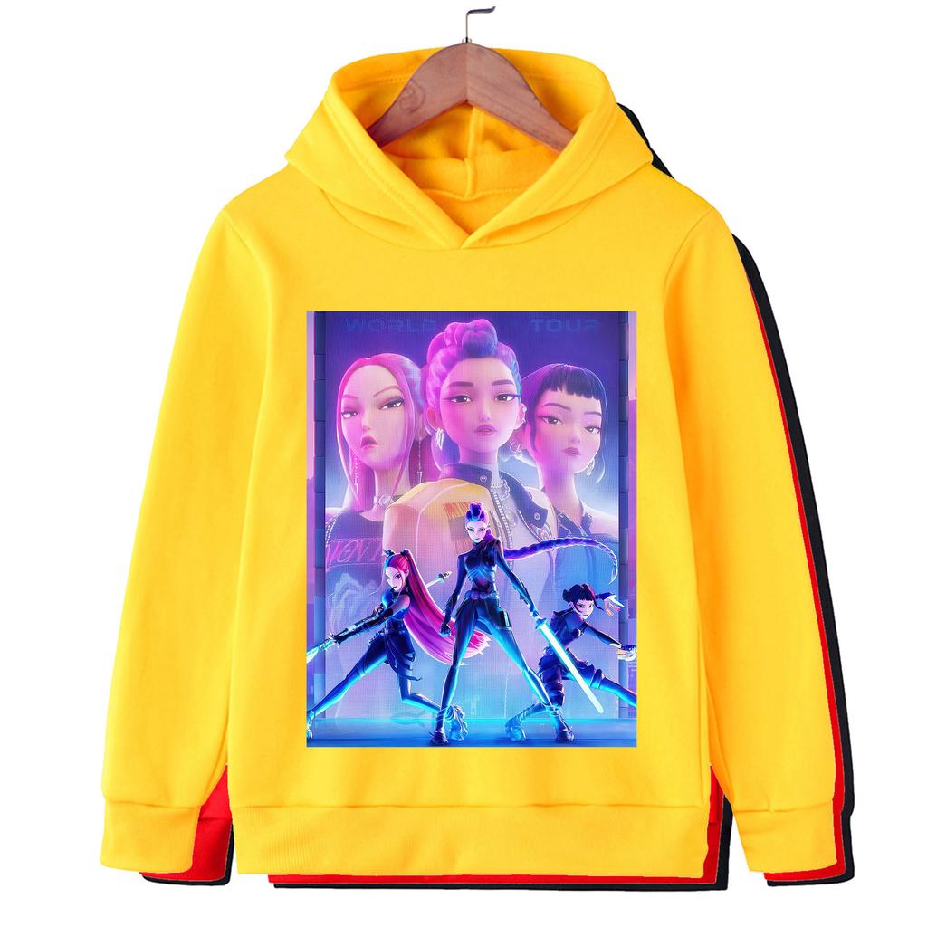 Kpop Witch Hunt Children's Clothing Including Boy's and Girl's Spring and Autumn Hoodies Fashionable Sweatshirts