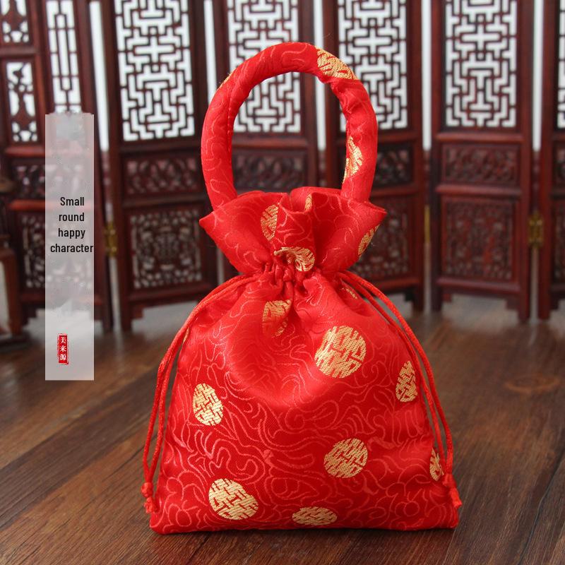Portable Tassel Wedding Candy Bag - Souvenir Packaging for Weddings and Celebrations