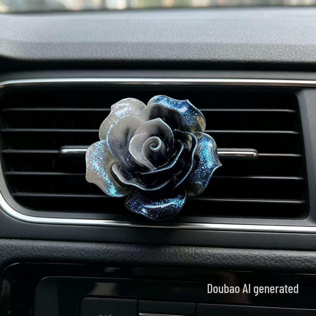 Luxury Rose Car Air Freshener and Vent Ornament