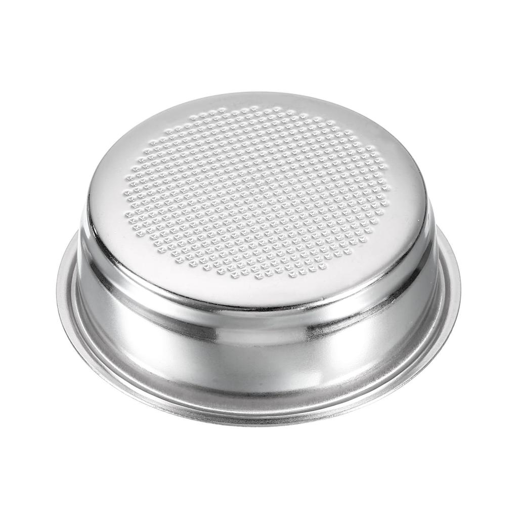 Uxcell 1pc 51mm Coffee Filter Basket, 1 Cup Stainless Steel Reusable Espresso Coffee Machine Bowl Basket Replacement