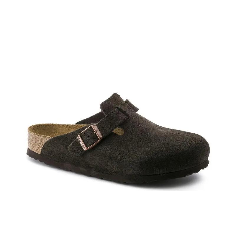 Birkenstock Boston Unisex Lightweight Versatile Clogs Brown Narrow Fit 0660463 36