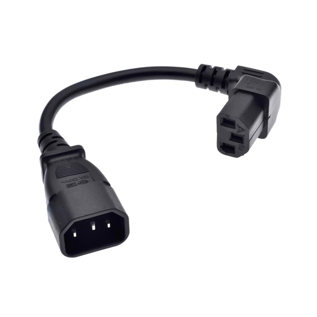 IEC320 C14 To C13 Elbow Cable Cord Efficient & Reliable Power Distribution Solution for Rice Cooker Electric Kettles