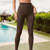 Evropské a americké plisované bezešvé jógové kalhoty - Broskvové zvedání hýždí, Rychleschnoucí, Venkovní fitness sportovní oblečení