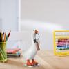 Cute Duck Statue Key Hanger Kawaii Magnetic Silly Goose Figurine Resin Goose Duck Statue Sculpture Funny Office Desk Decor