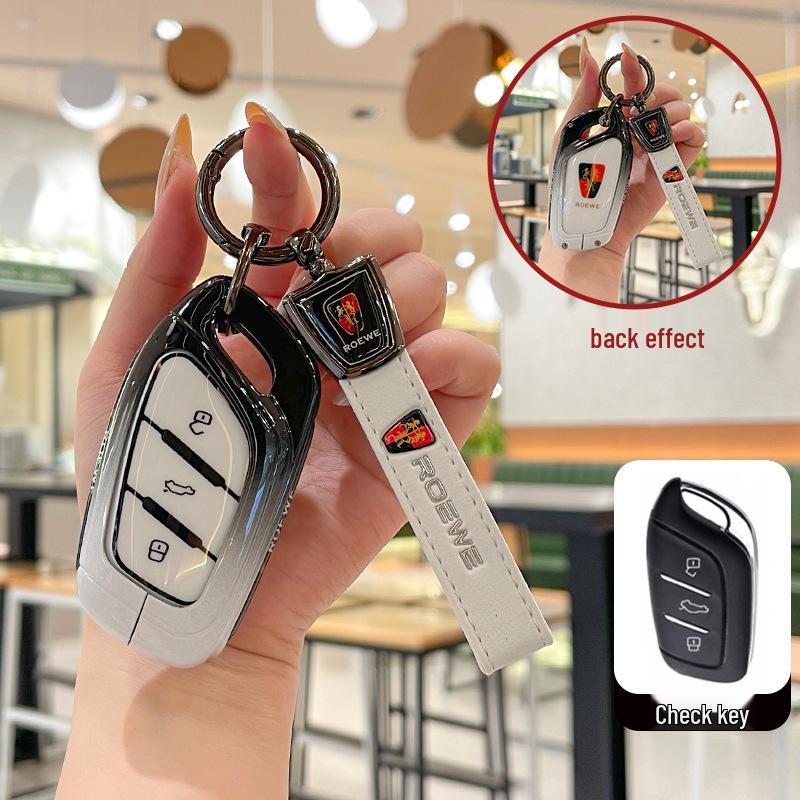 Roewe RX5 Plus Key Case for i5, i6 Max, d7, CLEVER, RX3, iMax8, EI - Metal Car Shell for New Models