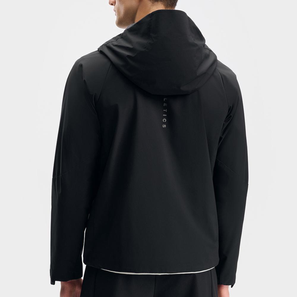 Fila Fitness Comfortable Simple Hooded Durable Jacket Men Jacket Deep-Black A11M441708F-BK