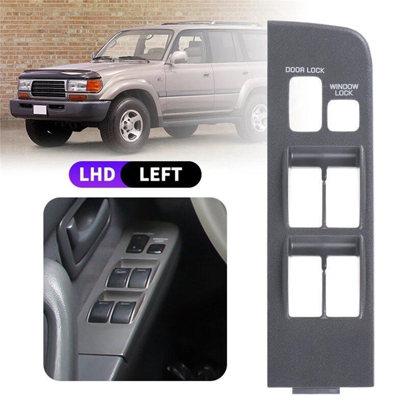 Gray Side LHD Car Window Switch Panel 4-Door For Toyota Land Cruiser FJ70 LC70 LC76 LC78 LC79 1990-2007